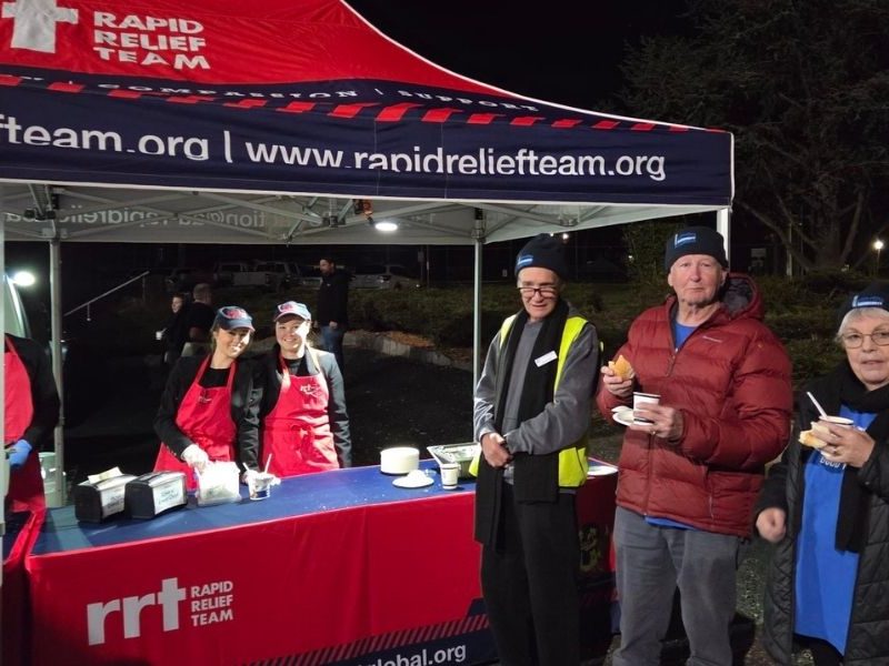 Rapid Relief Team serves up support at Armidale Vinnies sleepout