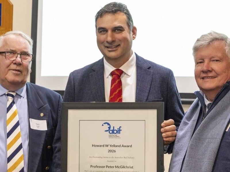 UNE meat scientist receives prestigious beef industry award