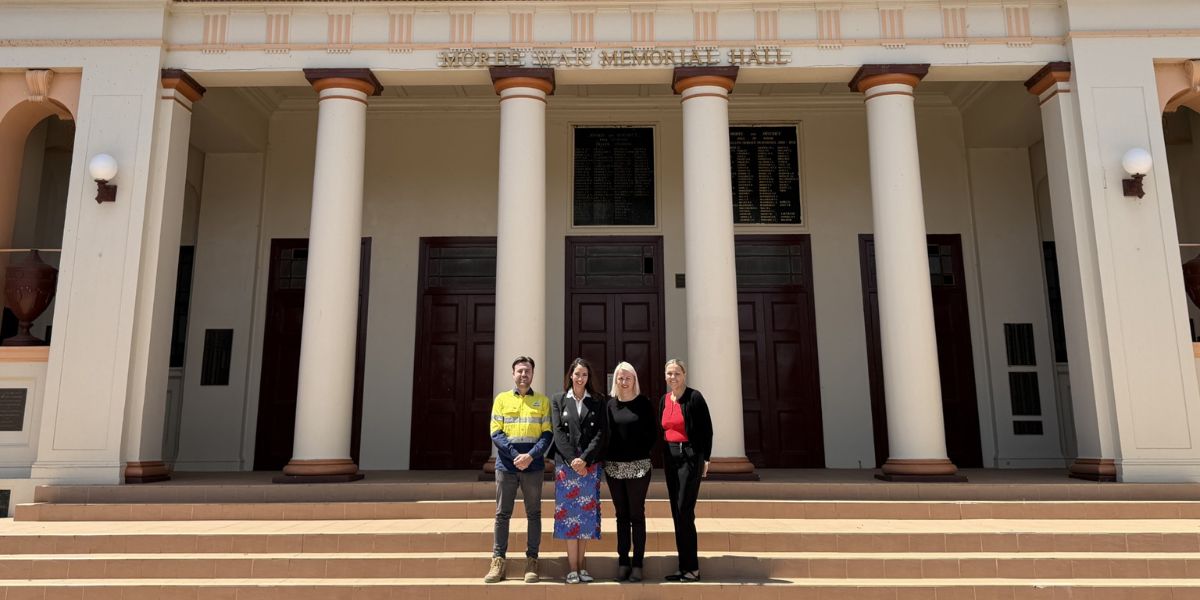 Community gathers as Moree Memorial Hall reopens on Anzac Day