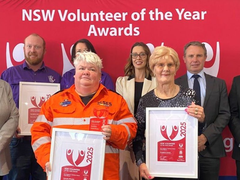 New England finalists bound for 2025 NSW Volunteer of the Year Awards