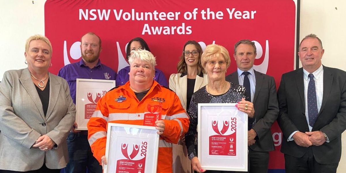 New England finalists bound for 2025 NSW Volunteer of the Year Awards