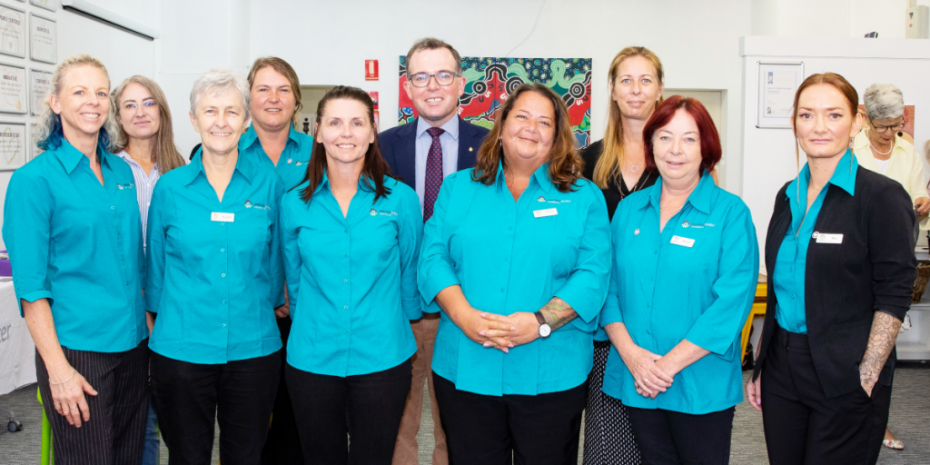 Women’s Shelter Armidale celebrates the opening of their new office in the mall New England Times