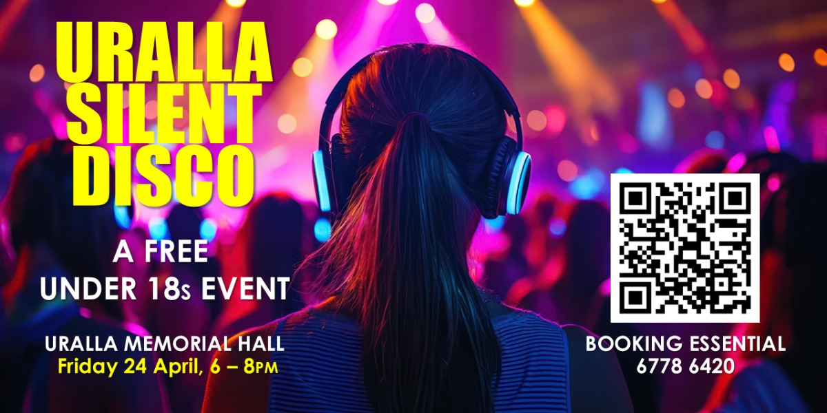 Uralla to host first silent disco for Youth Week