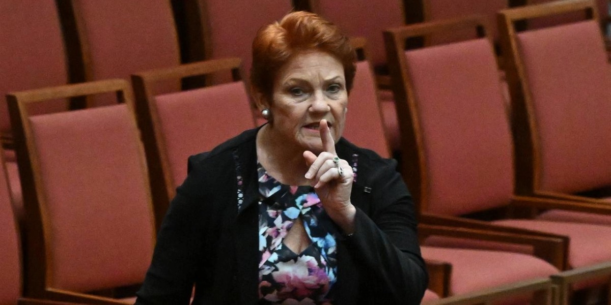 Hanson dismisses Senate rebuke