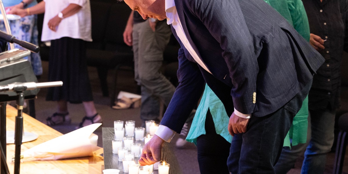 Memorials and funerals as the community begins to heal