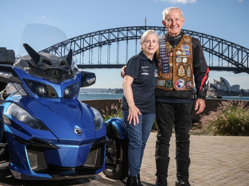 Convoy of motorbikes bring awareness of prostate cancer to Tamworth today