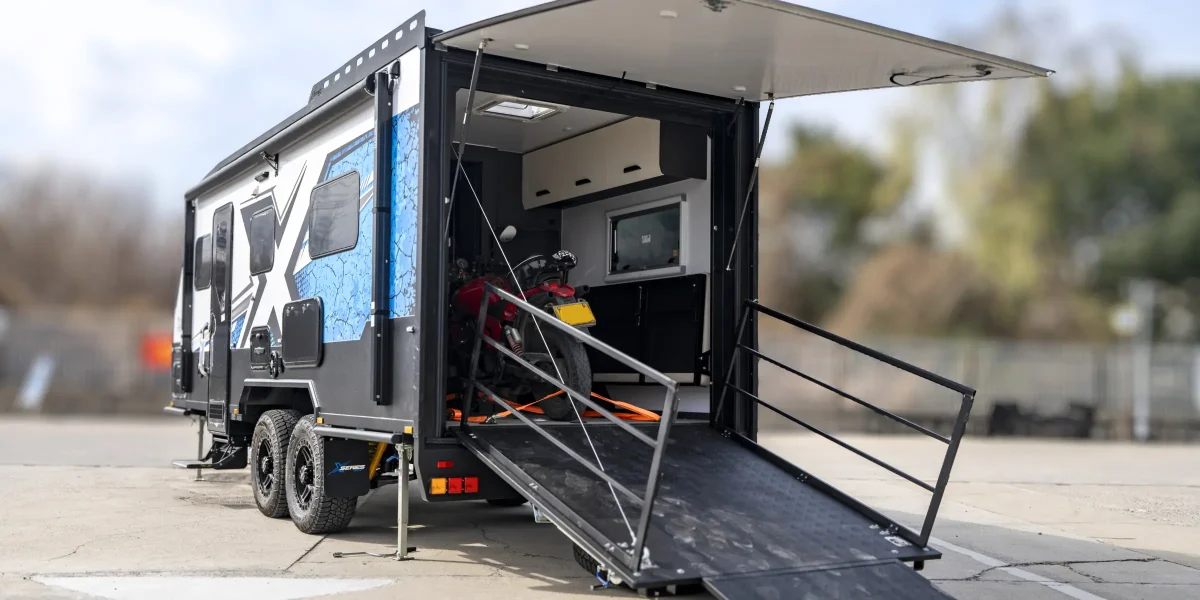 Unleash epic adventures with the X Series RV Toy Hauler X Terra from Tow World