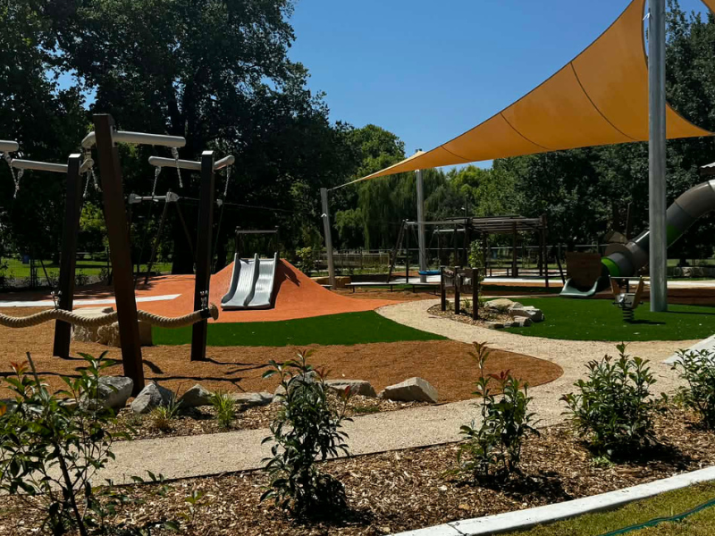 Anzac Park’s $1.2 million nature play park nears opening