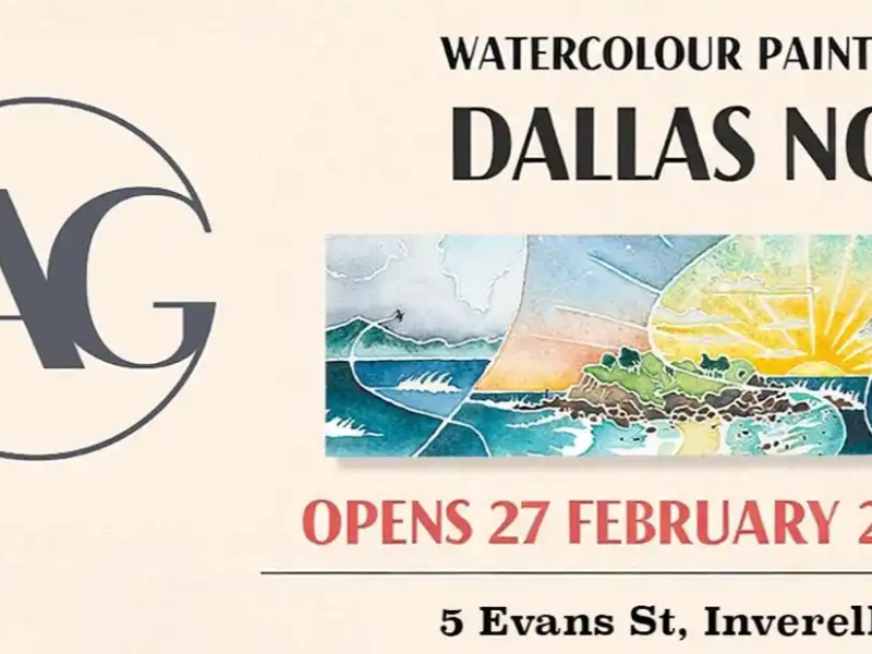 Dallas Nock brings “Postcards” to Inverell Art Gallery