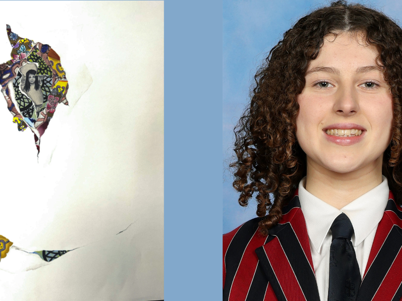 Calrossy Student’s tribute artwork earns ARTEXPRESS nomination