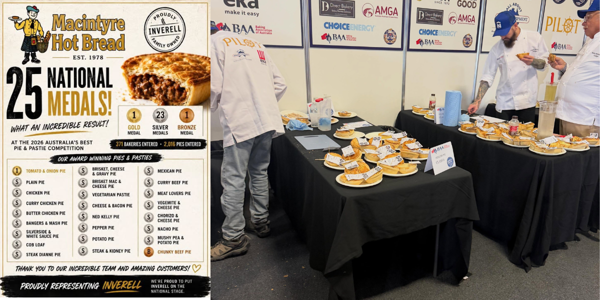 Inverell and Glen Innes bakeries shine at national pie competition