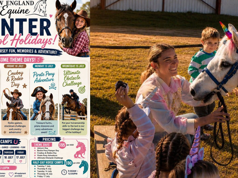 New England kids invited to saddle up these winter school holidays